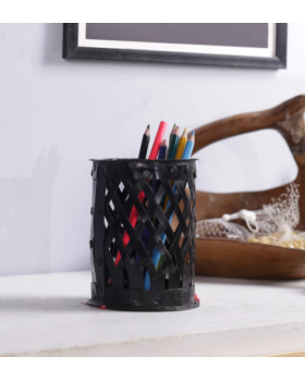 Black Metal Pen Holder